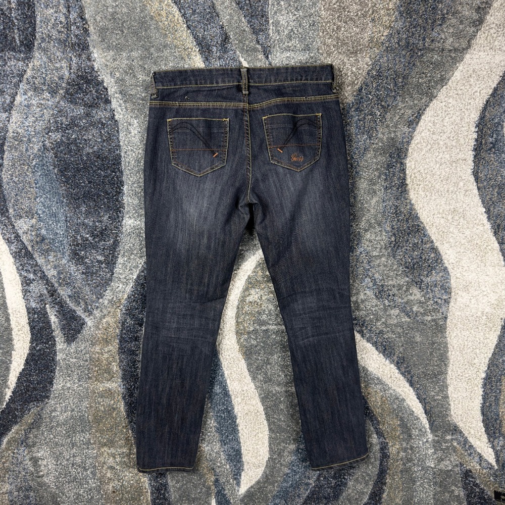 Y2K Guess Jeans Marina Womens 29 Dark Wash Skinny Low Rise Denim Q711E024